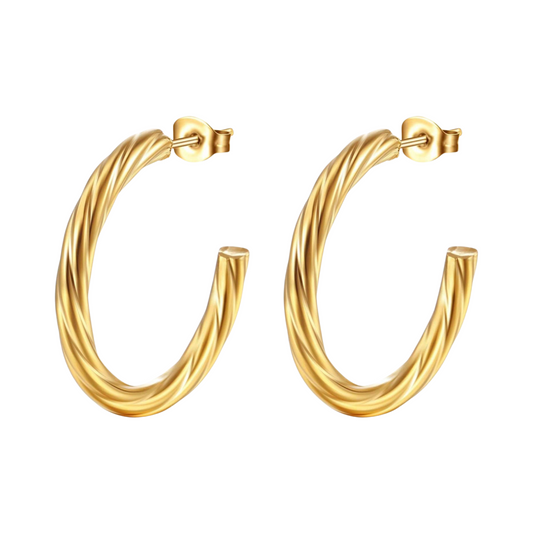 Rom Hoops - Gold