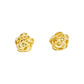 Rose Earrings - Gold