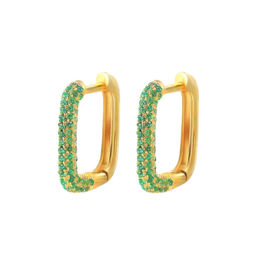 Diana Earrings - Green