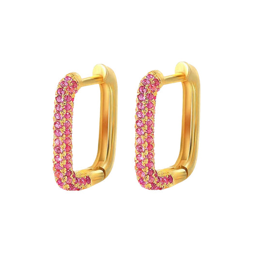 Diana Earrings - Pink