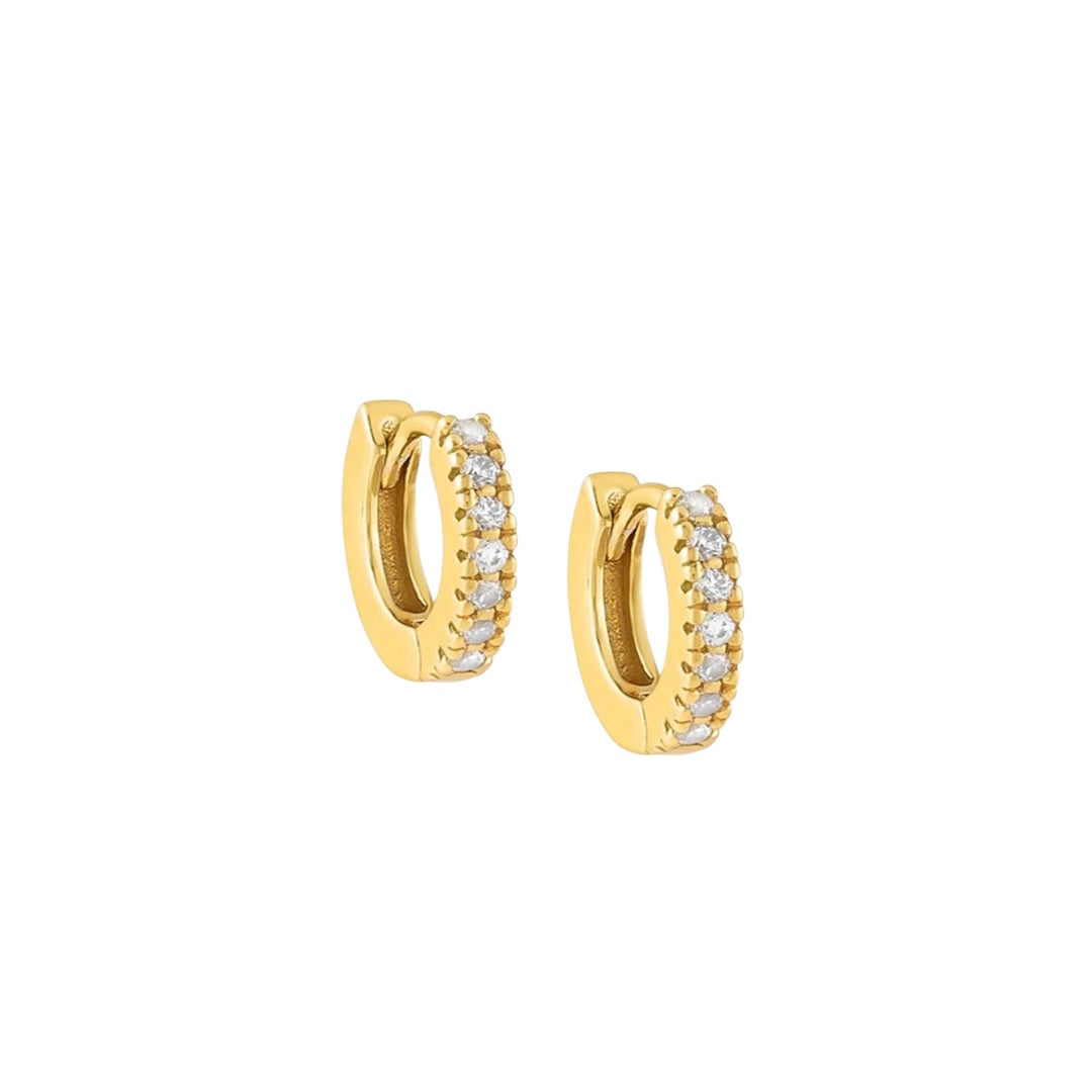 Positano Mini Hoops - Gold